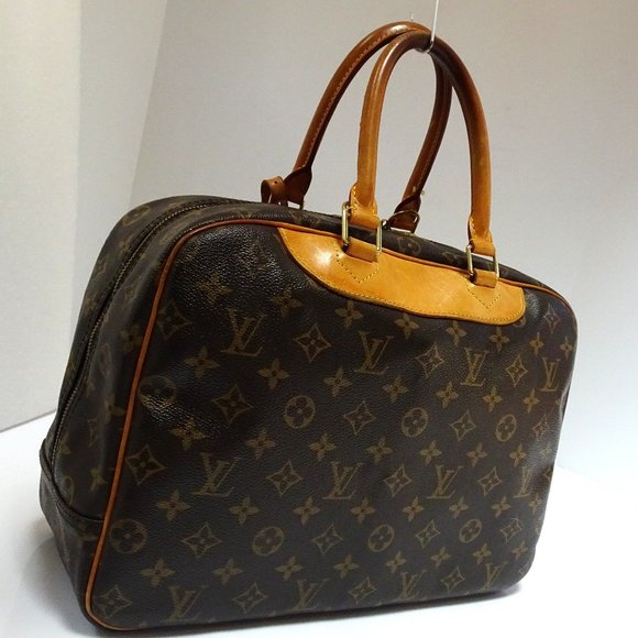Auth LOUIS VUITTON Deauville Weekend Duffel Bowler - Picture 5 of 15